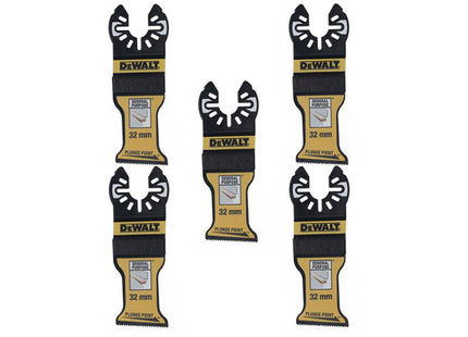 Dewalt Power Tools Dt20776 Bi-Metal Plunge Point Multitool Blade 32Mm (5 Pack)