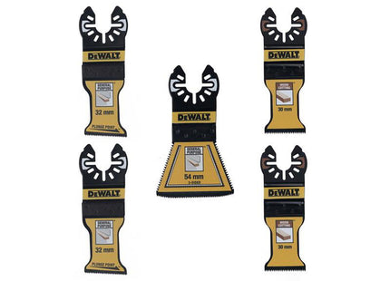 Dewalt Power Tools Dt20777 Mixed Multitool Blade Set, 5 Piece