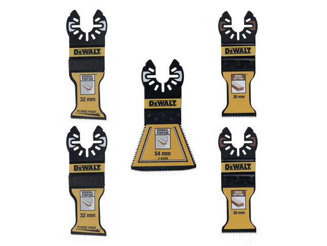 Dewalt Power Tools Dt20777 Mixed Multitool Blade Set, 5 Piece