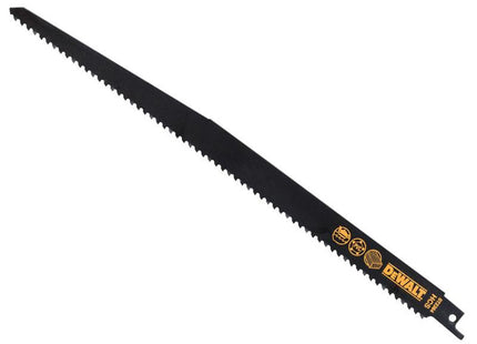 Dewalt Power Tools Hcs Reciprocating Blade For Wood, Fast Cuts 152mm X 6 Tpi Pack Of 5