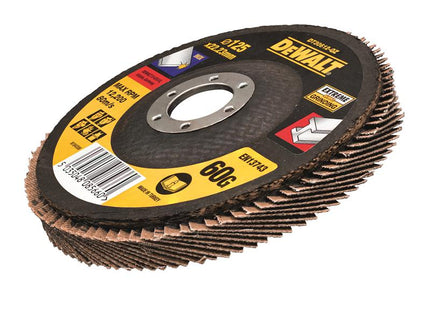 DEWALT DT30622 Extreme Metal Flap Disc 125 x 22.2mm x 80G