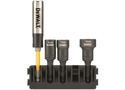 DEWALT 5pc Bit Bar Nutdriver 8mm, 10mm & 13mm 