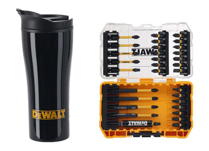 DEWALT Power Tools DT70903T FlexTorq Bit Set, 32 Piece - Includes Travel Mug