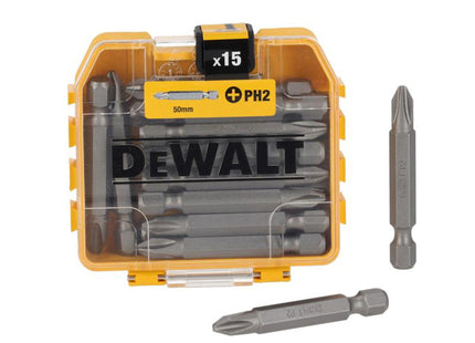 Dewalt Power Tools Dt70912 Standard Bits Ph2 X 57Mm (Tic Tac Of 15)