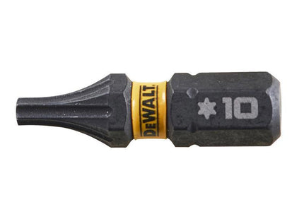 Dewalt Power Tools Extreme Flextorq Bits T10 X 25Mm (Pack 5)