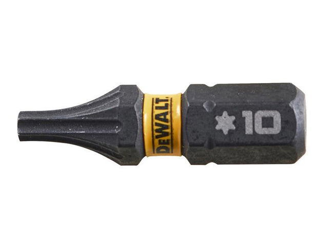 Dewalt Power Tools Extreme Flextorq Bits T10 X 25Mm (Pack 5)