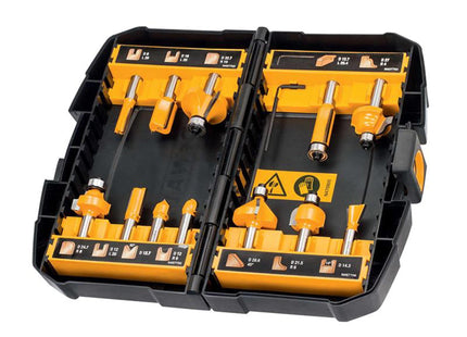 Dewalt Power Tools Dt90016 8Mm Router Bit Set, 12 Piece