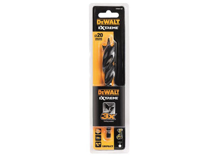 Dewalt Power Tools Extreme Tri-Flute Spade Bit 20 X 152Mm