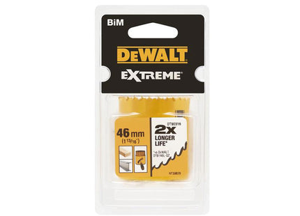 Dewalt Power Tools Extreme Bi-Metal Hole Saw 46Mm