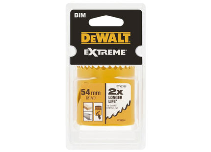 Dewalt Power Tools Extreme Bi-Metal Hole Saw 54Mm