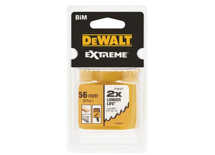 Dewalt Power Tools Extreme Bi-Metal Hole Saw 56Mm