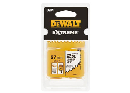 Dewalt Power Tools Extreme Bi-Metal Hole Saw 57Mm