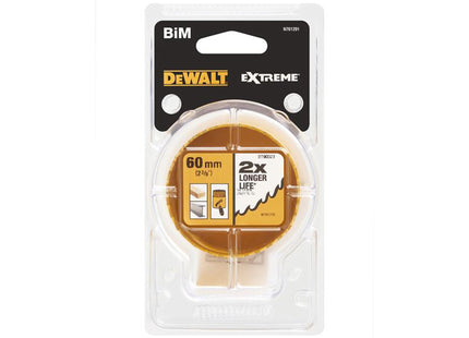 Dewalt Power Tools Extreme Bi-Metal Hole Saw 60Mm