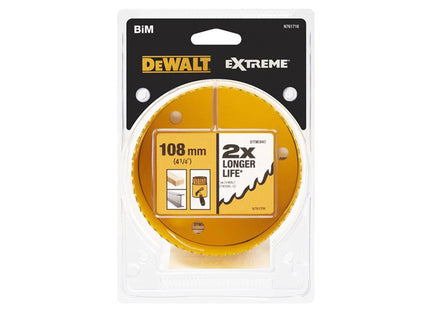Dewalt Power Tools Extreme Bi-Metal Hole Saw 108Mm
