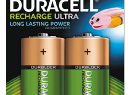 Duracell Rechargeable D Batteries - 2 Pack, NiMH