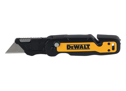 Dewalt Hand Tools Push And Flip Folding Utility Knife With Storage