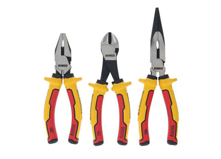 Dewalt Hand Tools Vde Plier Set, 3 Piece