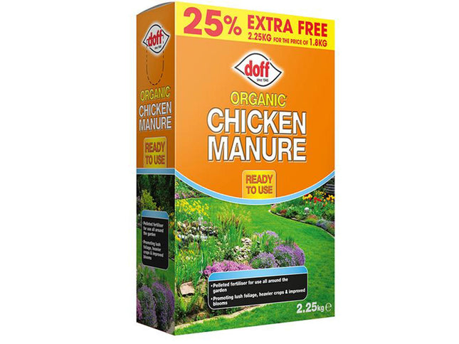 Doff Organic Chicken Manure 1.8Kg + 25% Free
