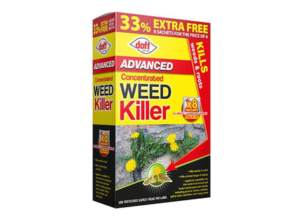 Doff Advanced Weedkiller Concentrated X 6 +2 Foc