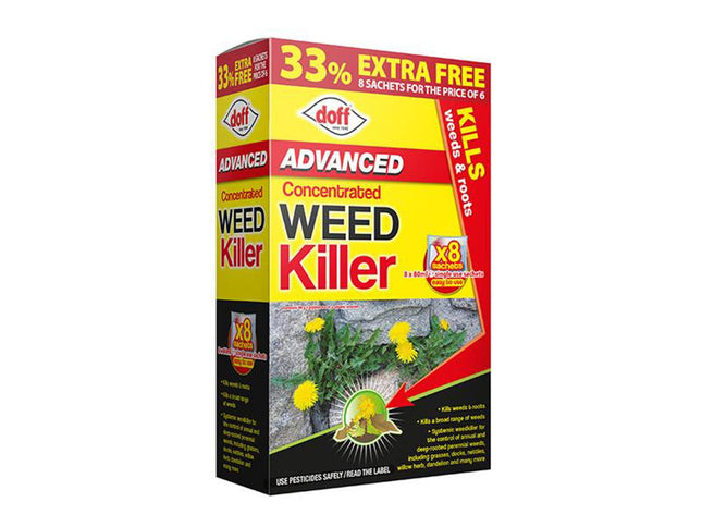Doff Advanced Weedkiller Concentrated X 6 +2 Foc