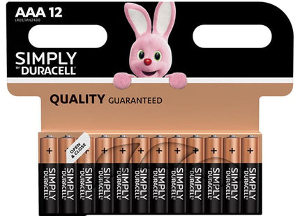 Duracell Simply Batteries Aaa X 12 S5939