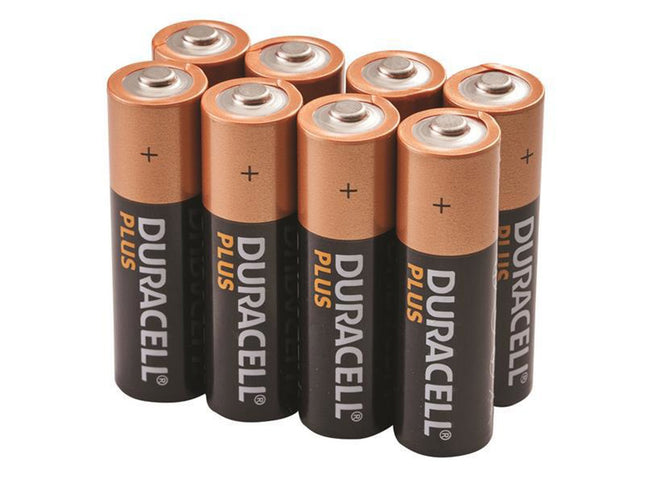 Duracell Aa Cell Plus Power +100% Batteries (Pack 8)