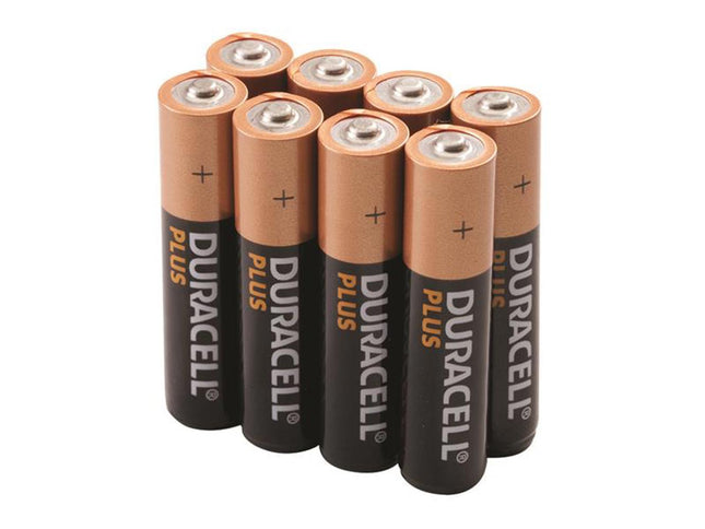 Duracell Aaa Cell Plus Power Ro3a/Lr0 Batteries (Pack 8)