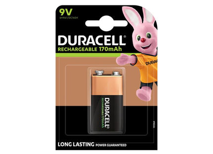 Duracell 9V 170Mah Rechargeable Battery