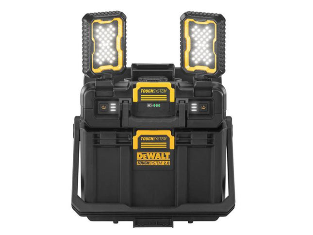 Dewalt Storage Toughsystem 2.0 Task Box & Adjustable Work Light 18V Bare Unit