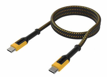 Dewalt Telecoms Usb C To Usb C 100W Reinforced Charging Cable 1.2M (4Ft)