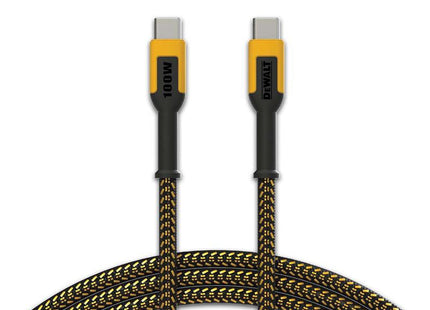 Dewalt Telecoms Usb C To Usb C 100W Reinforced Charging Cable 1.2M (4Ft)