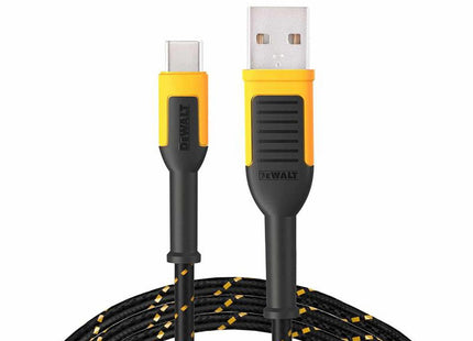 Dewalt Telecoms Usb A To Usb C Reinforced Charging Cable 3M (10Ft)