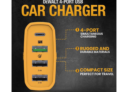 Dewalt Telecoms 4-Port Mobile Usb Pd Charger 60W