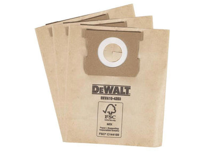 Dewalt Vacuum Dxva19-4203 Dust Bag (3 Pack)