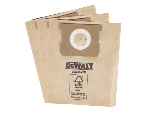 Dewalt Vacuum Dxva19-4203 Dust Bag (3 Pack)