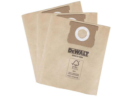 Dewalt Vacuum Dxva19-4204 Dust Bag (3 Pack)