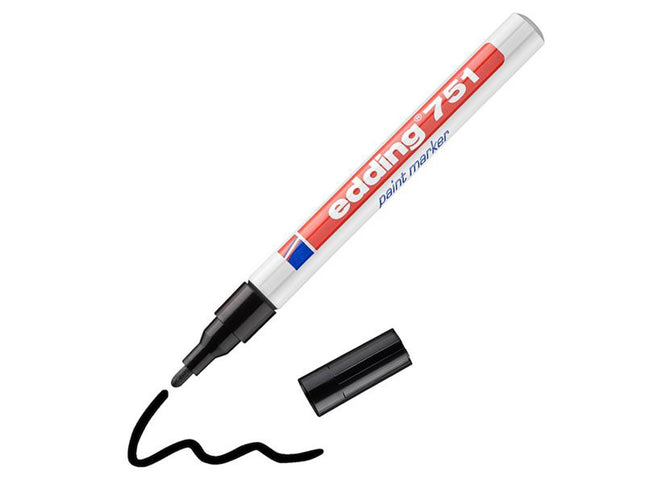 Edding 751 Fine Paint Marker Black