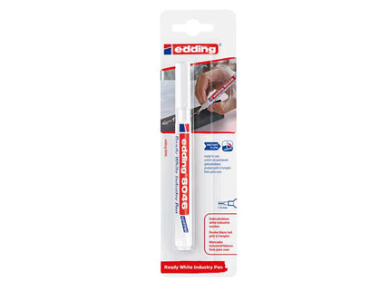 Edding 8046 Ready White Industry Pen (Blister Packed)