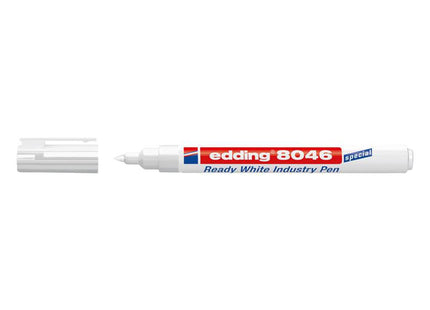 Edding 8046 Ready White Industry Pen (Blister Packed)