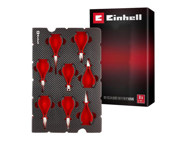 Einhell E-Case Inlay Precision Pliers Set, 8 Piece
