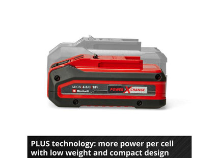 Einhell Plus Power X-Change Battery & Charger Starter Kit 18V 1 X 4.0Ah Li-Ion