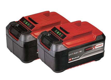 Einhell Power X-Change Battery Twin Pack 18V 5.2Ah Li-ion EINPXBAT52X2