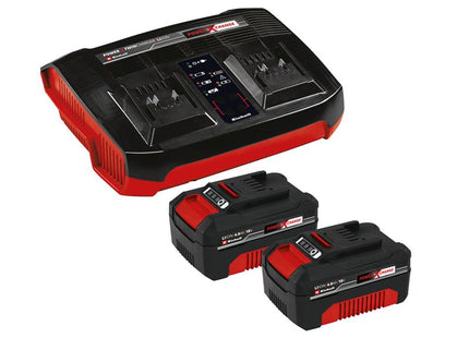 Einhell Power X-Change Battery & Charger Starter Kit 18V 2 x 4.0Ah Li-ion