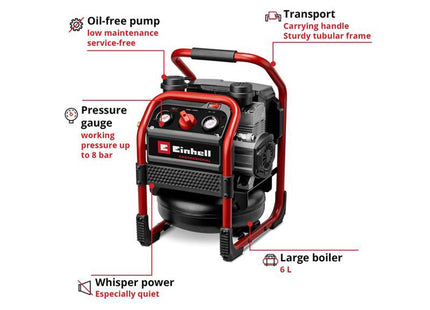 Einhell Silenzzo 18/160 Professional Air Compressor 18V Bare Unit