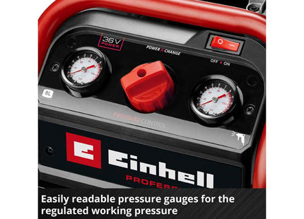 Einhell Silenzzo 36/210 Professional Air Compressor 36V (2 X 18V) Bare Unit