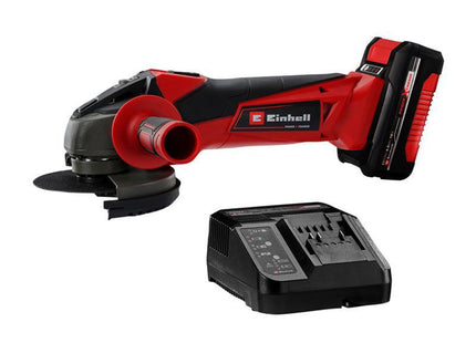 Einhell Tc-Ag 18/115 Li Power X-Change Angle Grinder 115Mm 18V 1 X 4.0Ah Li-Ion