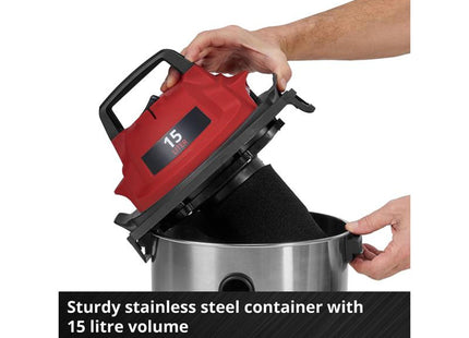 Einhell Tc-Vc 1540 S Wet/Dry Vacuum Cleaner 15 Litre 900W 240V