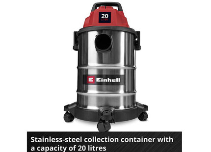 Einhell Tc-Vc 2045 S Wet/Dry Vacuum Cleaner 20 Litre 900W 240V