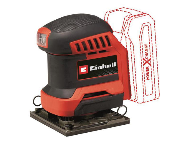 Einhell Te-Os 18/113 Li-Solo Power X-Change Palm Sander 18V Bare Unit