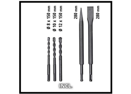 Einhell Te-Rh 32 4F Kit Rotary Hammer 1250W 240V